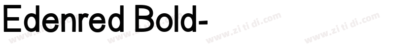 Edenred Bold字体转换